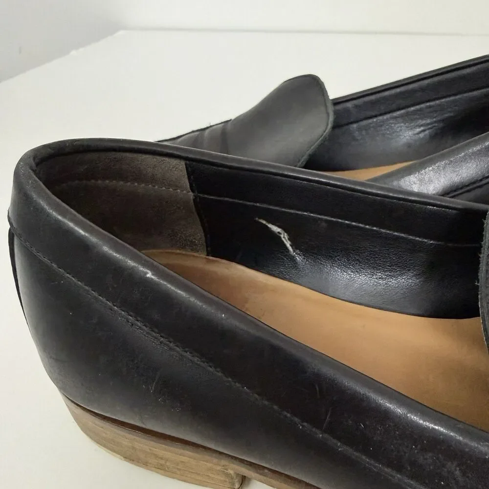 Everlane The Modern Loafer 8.5 Made In Italy Slip On Almond Toe Low Heel Classic
